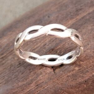 James Avery Womens Woven Braided Band Ring